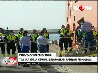 Tim SAR Italia Selamatkan Ratusan Imigran di Laut Mediterania