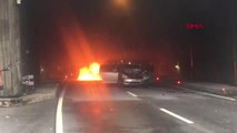 Ordu - Tünelde Otomobil Alev Aldı, Zincirleme Kaza Meydana Geldi