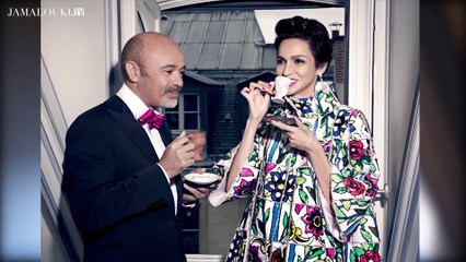 كواليس جلسة تصوير Christian Louboutin وFarida Khelfa في باريس