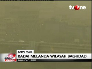 Fenomena Langka Badai Pasir Terjadi di Irak