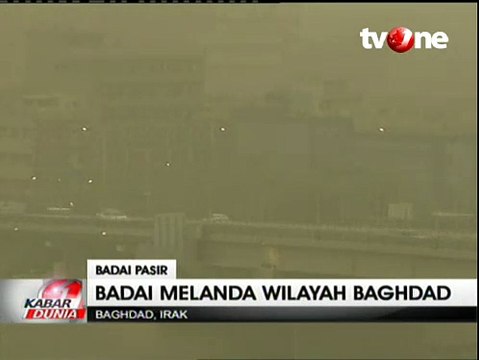 Fenomena Langka Badai Pasir Terjadi di Irak