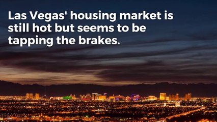 Las Vegas housing market taps the brakes