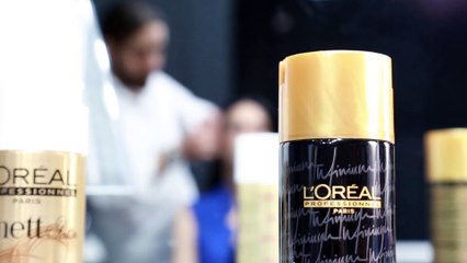 تعلّمي تطبيق تسريحة الكعكة المنخفضة مع لوريال بروفيسيونال