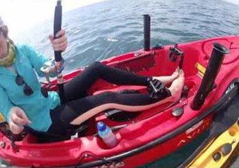 Woman Makes Huge Catch of the Day