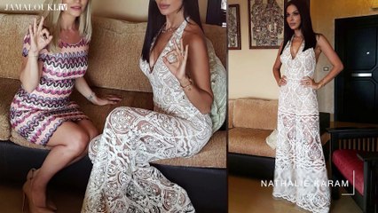 6 مرّات اعتمدت نادين نسيب نجيم تصاميم جريئة وشفّافة بعيداً عن أسلوبها