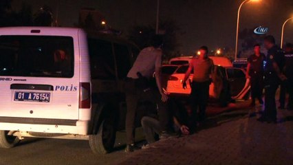 Dur ihtarına uymayan araç lastikleri patlatarak durduruldu