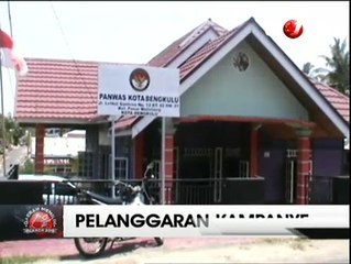 Panwas Temukan Sejumlah Pelanggaran Kampanye di Bengkulu