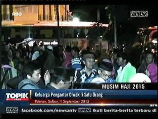 Keluarga Beramai-ramai Antarkan Jemaah Calon Haji di Makassar