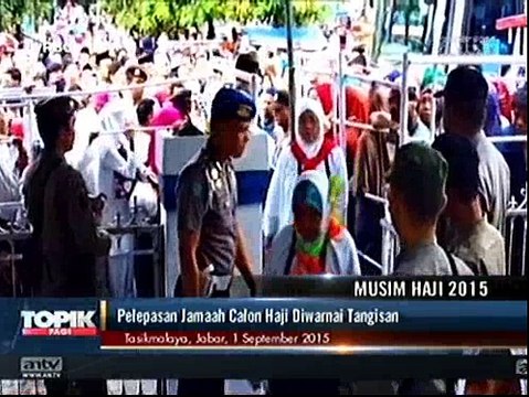 Pelepasan Jemaah Calon Haji Diwarnai Tangisan