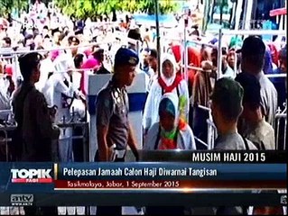 Pelepasan Jemaah Calon Haji Diwarnai Tangisan