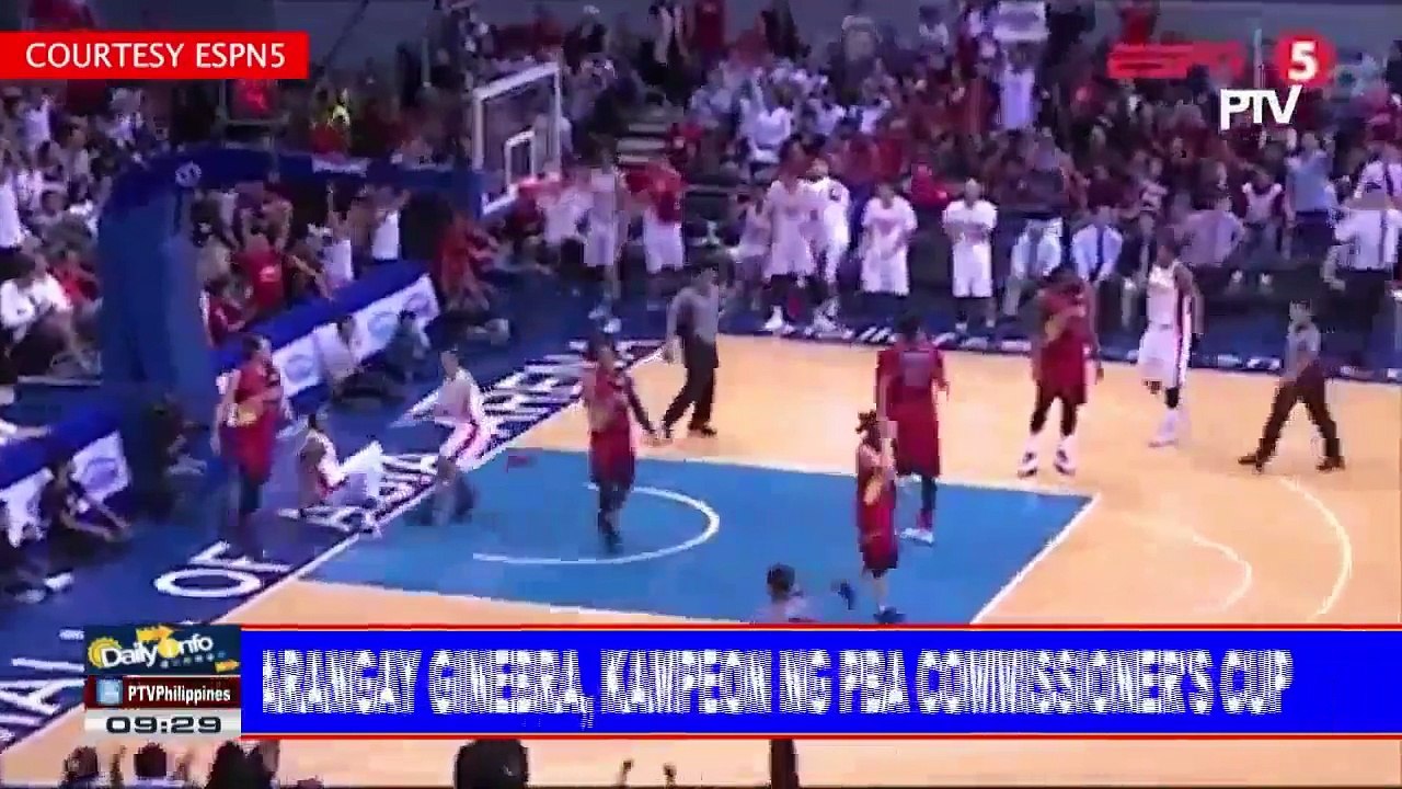 SPORTS BALITA: Barangay Ginebra, kamperon ng PB...