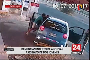 Denuncian intento de archivar asesinato de dos jóvenes en Ica