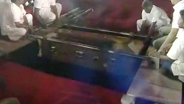 Why DMK Patriarch M Karunanidhi Was Buried And Not Cremated?