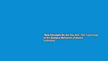 New Releases Be As You Are: The Teachings of Sri Ramana Maharshi (Arkana)  Unlimited