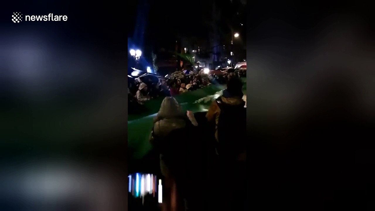 Argentina pro-choice activists hold demonstrations into the night as country braces for historic abortion ruling
