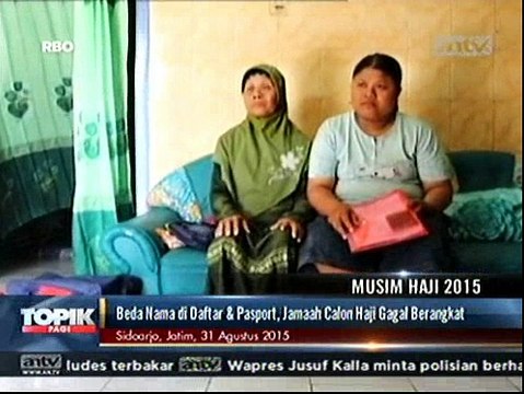Nama di Paspor Berbeda, Calon Jemaah Haji Gagal Berangkat