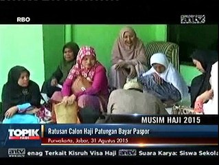 Ratusan Jemaah Calon Haji Patungan Bayar Paspor