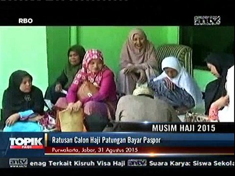 Ratusan Jemaah Calon Haji Patungan Bayar Paspor