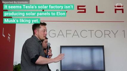 Tesla's Solar Factory Is Reportedly Struggling to Meet 'Aesthetic Demands'
