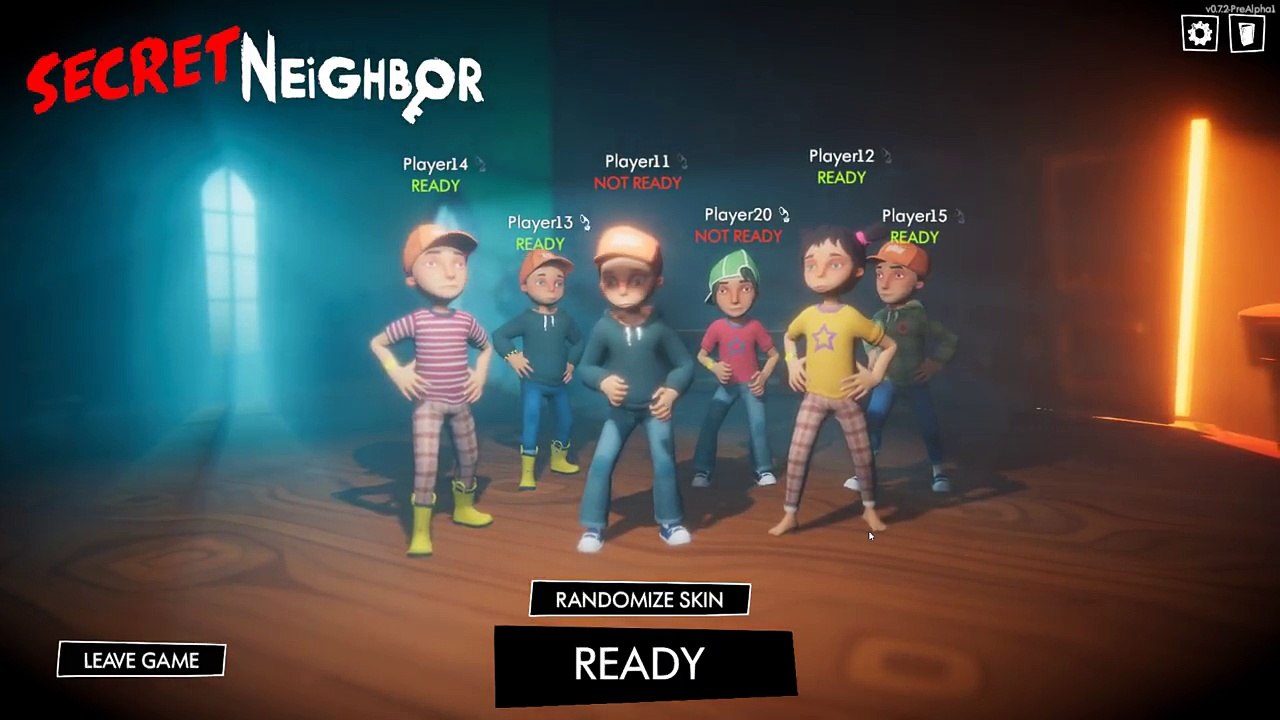 Secret Neighbor - Our First Look! - WHICH ONE OF US IS THE NEIGHBOR???? 1V5!