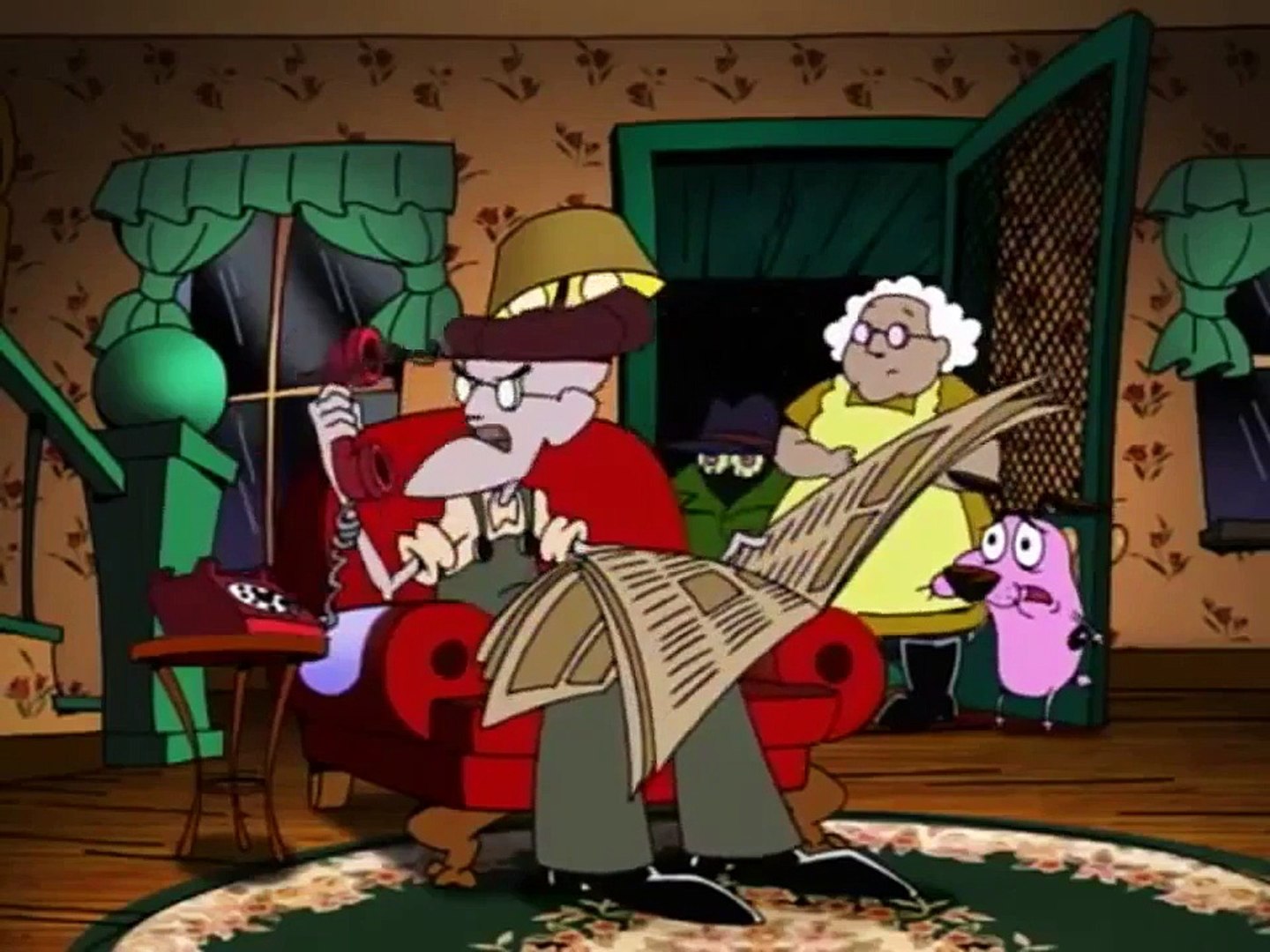 New New Courage the Cowardly Dog: Car Broke, Phone Yes - video Dailymotion