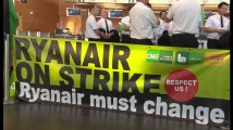 Grève chez Ryanair à Charleroi