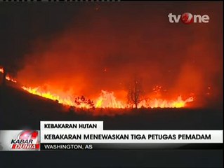 Kebakaran Hutan di Washington AS Belum Bisa Dipadamkan
