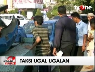 Tabrak Pelajar, Taksi Dirusak Warga di Pamulang