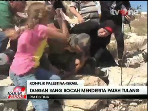 Kekejaman Tentara Israel Tangkap Bocah Palestina Bertangan Patah