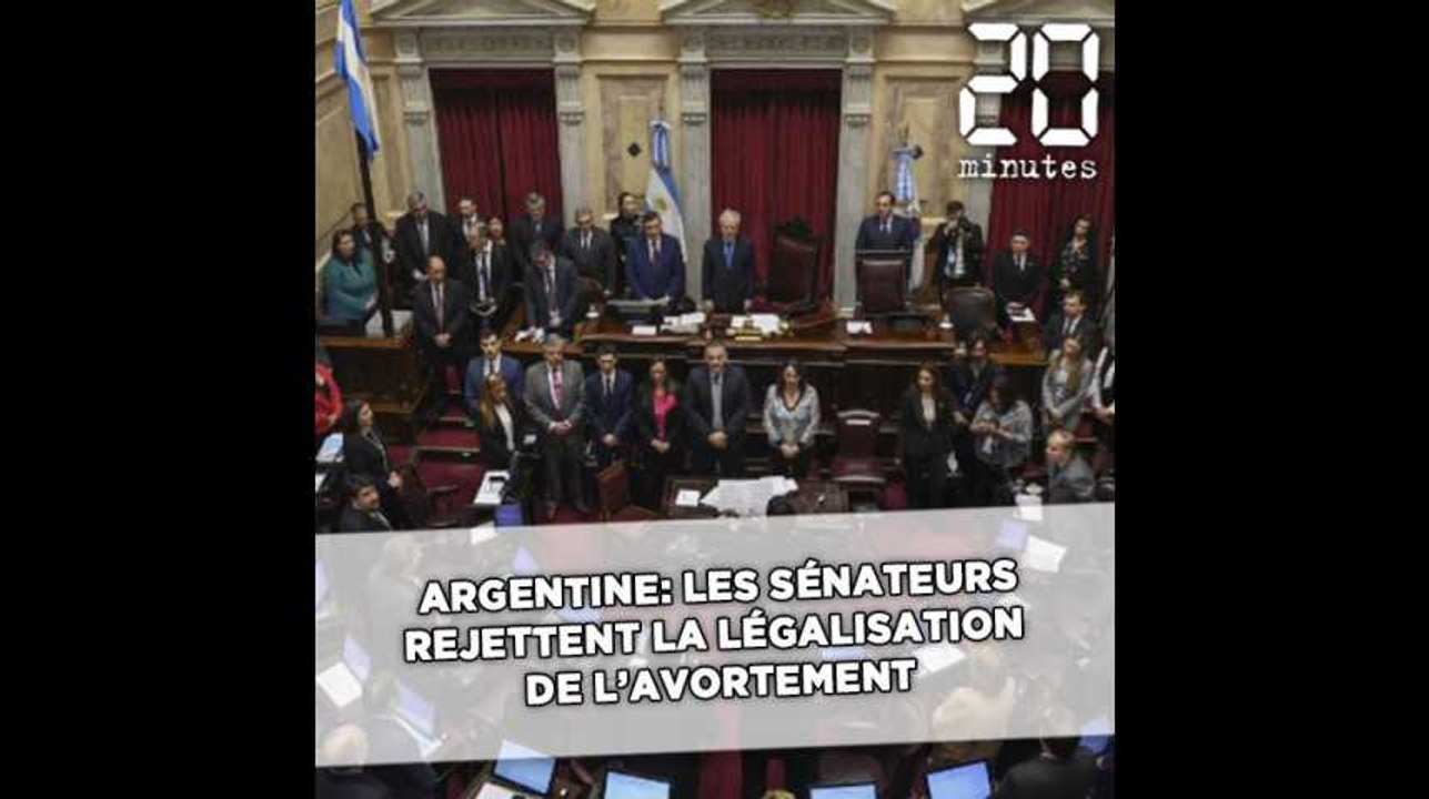 Argentine: Les Sénateurs rejettent la légalisation de l'avortement