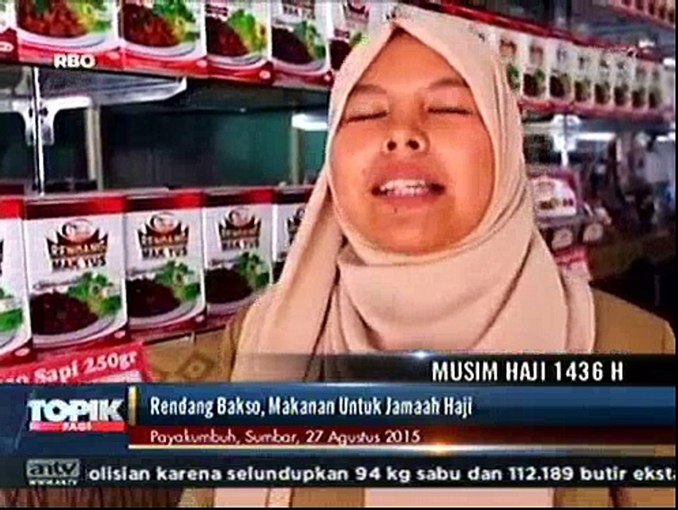 Rendang Bakso, Makanan untuk Jemaah Haji