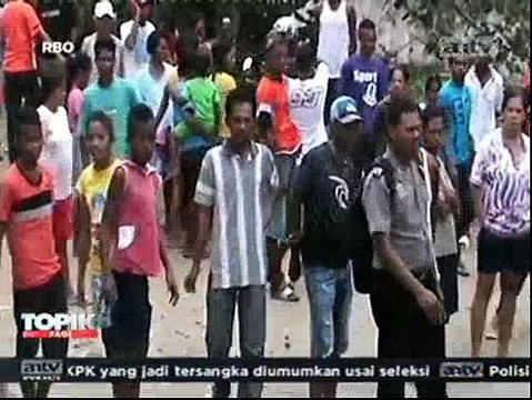Bentrok Antar Warga Terjadi di Ambon
