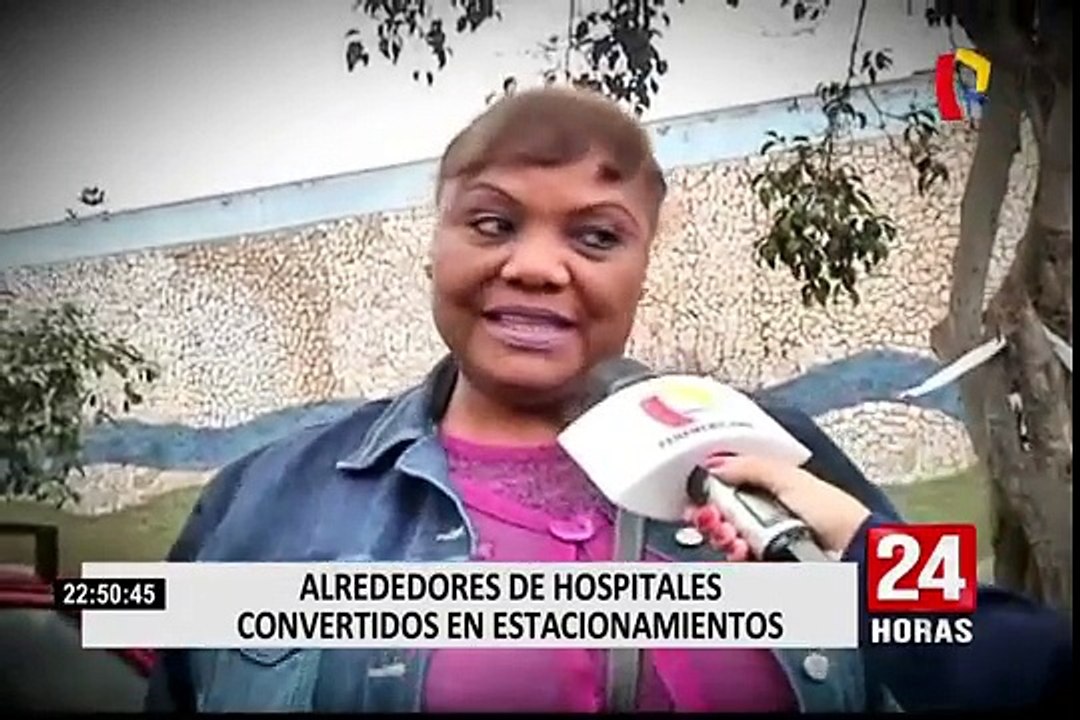 Alrededores de hospitales se han convertido en estacionamientos