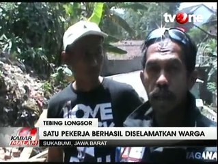 Seorang Pekerja Bangunan di Sukabumi Tewas Tertimbun Longsor