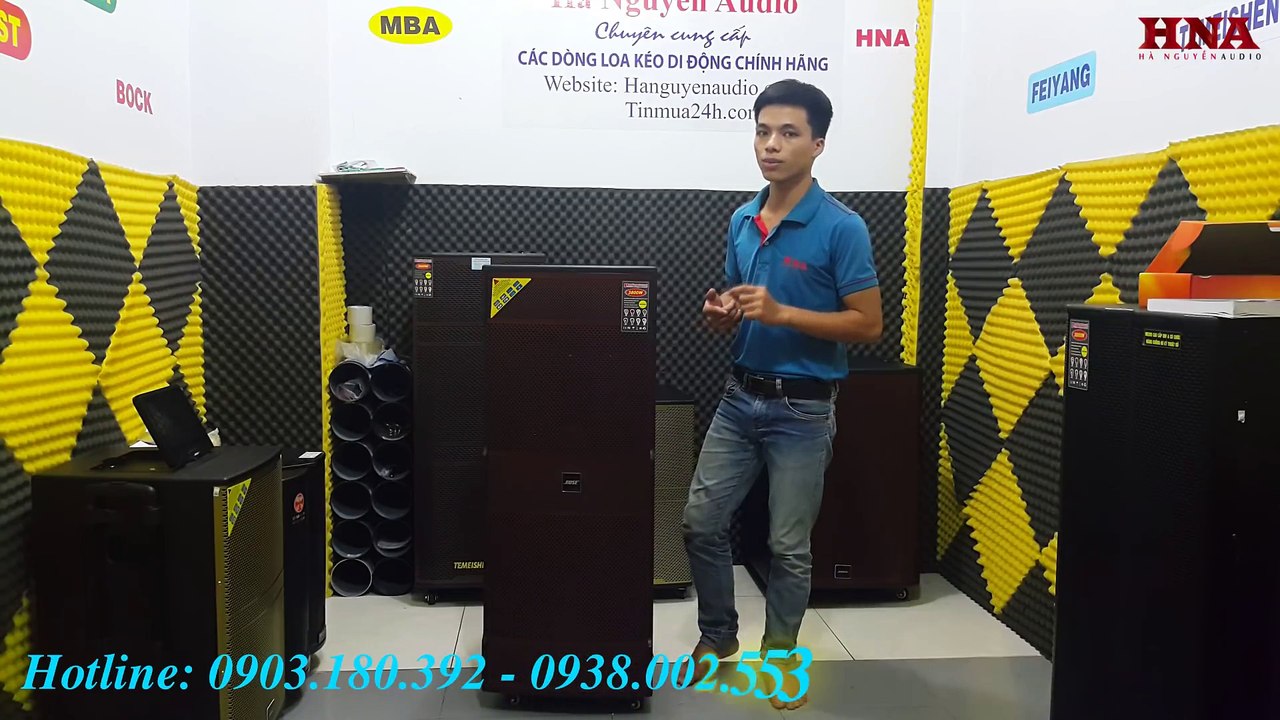 Bass Đôi 4 Tấc - Công Suất Khủng - Tự Phát WIFI - Có Sẵn 10.000 bài hát - Chỉ có ở BOSE BT-9000