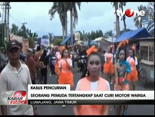 Kepergok Curi Motor, Seorang Pemuda Dihakimi Warga