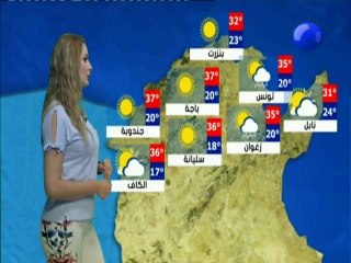 النشرة الجوية ليوم  الخميس 09 أوت 2018 - قناة نسمة