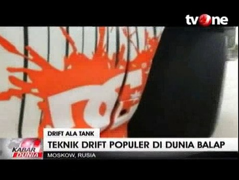 Kompetisi Drift Kendaraan Lapis Baja