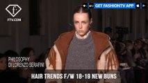 Hair Trends from the Fall/Winter 2018-19 Fashion Shows Present New Buns Trend | FashionTV | FTV