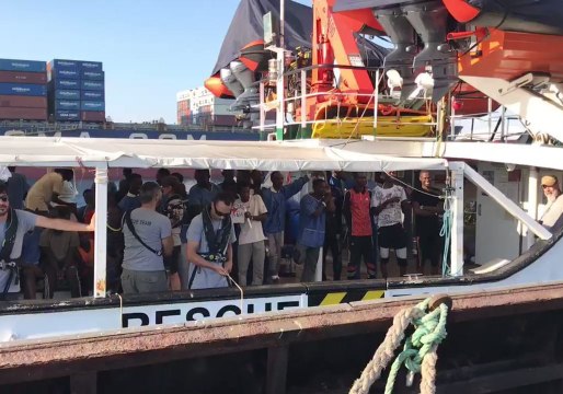 Open Arms Rescue Boat Docks in Spain With 87 Migrants on Board