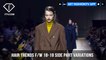 Hair Trends - Fall/Winter 2018-19 Fashion Shows Present Side Part Variations | FashionTV | FTV