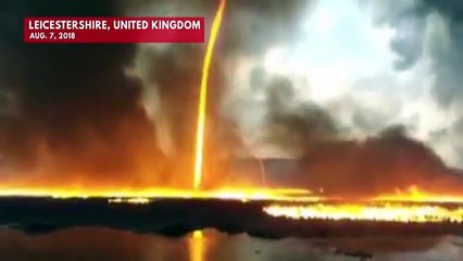 Rare 'Firenado' Captured In Incredible Video