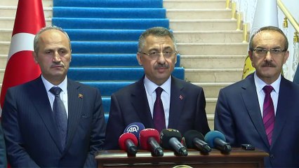 Cumhurbaşkanı Yardımcısı Oktay: '66 konut, 264 iş yeri ve 60 araç zarar gördü' - ORDU