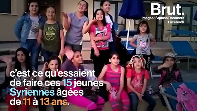 En Jordanie, ces jeunes Syriennes jouent au squash pour oublier les affres de la guerre