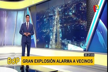VES: explosión en aparente local clandestino de pirotécnicos generó alarma en vecinos