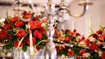 Cocktail Decorations at Grand Vasant by Top Wedding Planner in Delhi | GetYourVenue