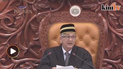 Speaker beri amaran, MP jangan guna kata kesat