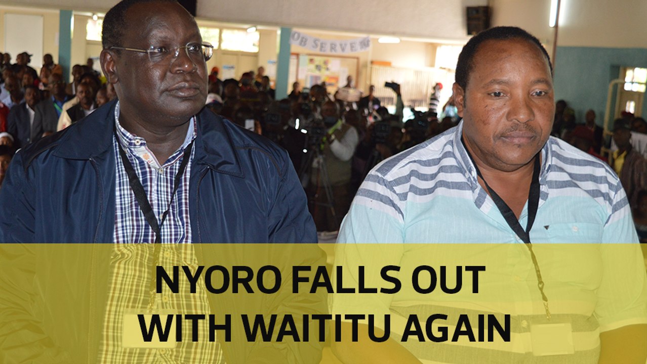 Nyoro falls out with Waititu