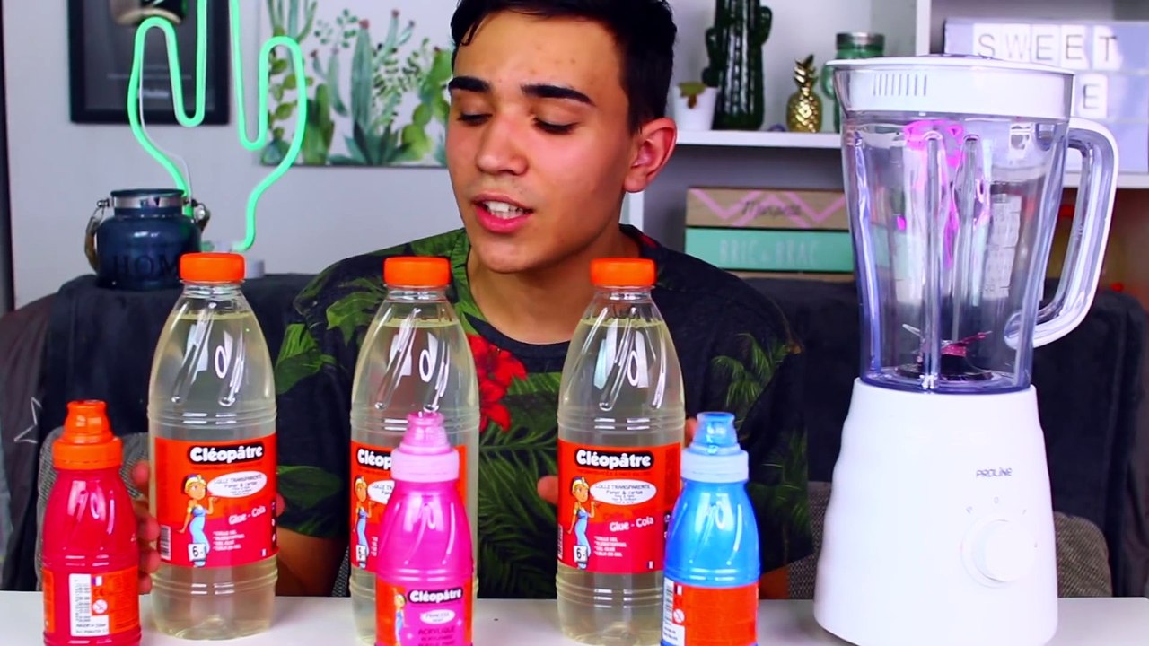 JE FAIS DU SLIME XXL DANS UN BLENDER !! JustJonathan