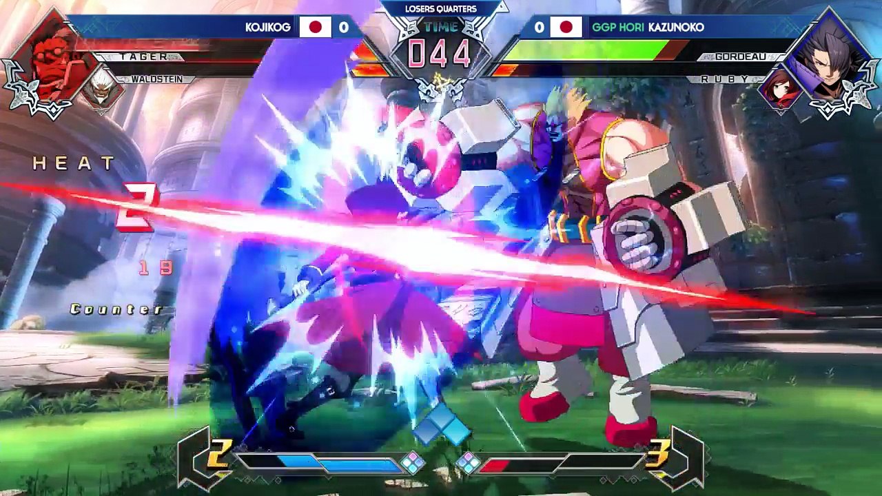 BlazBlue Cross Tag Battle EVO 2018 Kojikog Vs Kazunoko (Losers Quaters)